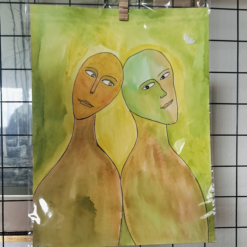 'Lovers No 1' Original Artwork